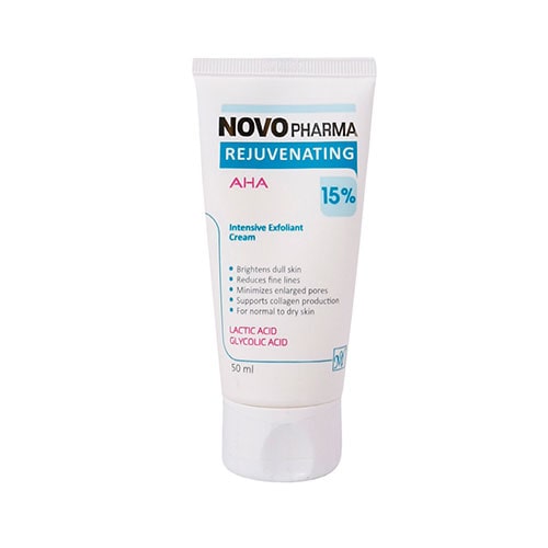 کرم جوان کننده AHA 15% نووفارما مای فارما